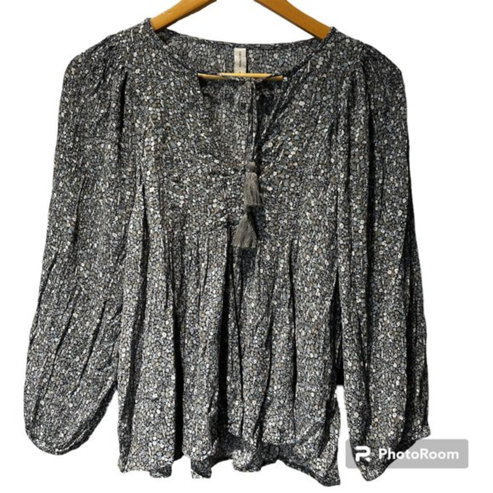 Gentle Fawn Floral Blouse size large